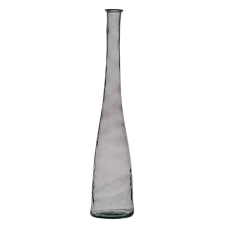 Vase Grey recycled glass 18 x 18 x 100 cm by BigBuy Home, Vases - Ref: S8804307, Price: 76,17 €, Discount: %