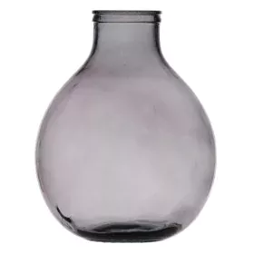 Vase Grau Recyceltes Glas 37 x 37 x 46 cm von BigBuy Home, Vasen - Ref: S8804308, Preis: 79,48 €, Rabatt: %