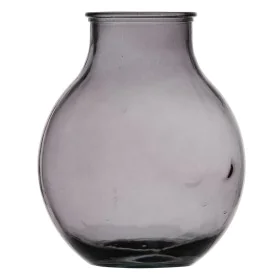 Vaso Grigio vetro riciclato 29 x 29 x 36 cm di BigBuy Home, Vasi - Rif: S8804309, Prezzo: 48,24 €, Sconto: %