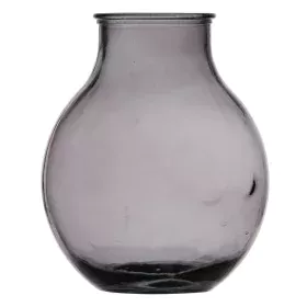 Vase Grey recycled glass 29 x 29 x 36 cm by BigBuy Home, Vases - Ref: S8804309, Price: 48,24 €, Discount: %