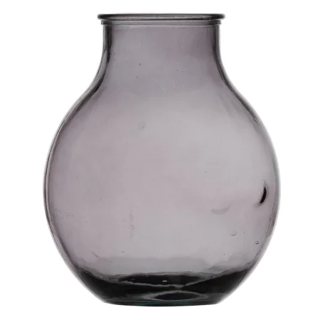 Vase Grau Recyceltes Glas 29 x 29 x 36 cm von BigBuy Home, Vasen - Ref: S8804309, Preis: 48,24 €, Rabatt: %