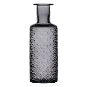 Vase Gris verre recyclé 9 x 9 x 28 cm de BigBuy Home, Vases - Réf : S8804312, Prix : 18,22 €, Remise : %