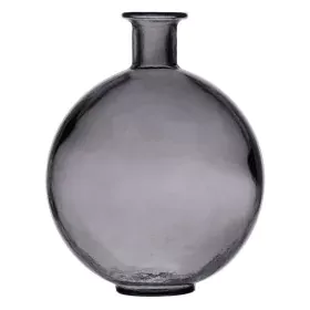 Vase Grey recycled glass 20 x 20 x 25 cm by BigBuy Home, Vases - Ref: S8804316, Price: 20,32 €, Discount: %