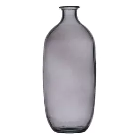 Vase Grey recycled glass 13 x 13 x 31 cm by BigBuy Home, Vases - Ref: S8804318, Price: 16,41 €, Discount: %