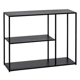 Shelves SQUARE Black Steel 100 x 30 x 81 cm by BigBuy Home, Standing Shelf Units - Ref: S8804319, Price: 130,15 €, Discount: %