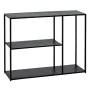 Étagère SQUARE Noir Acier 100 x 30 x 81 cm de BigBuy Home, Étagères verticales - Réf : S8804319, Prix : 130,15 €, Remise : %