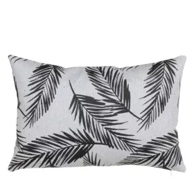 Coussin Polyester Coton Blanc Noir Volets 45 x 30 cm de BigBuy Home, Coussins - Réf : S8804330, Prix : 10,24 €, Remise : %