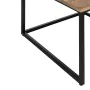 Set of 2 tables Black Natural 60 x 60 x 42 cm (2 Units) by BigBuy Home, Tables - Ref: S8804334, Price: 185,86 €, Discount: %