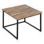 Set of 2 tables Black Natural 60 x 60 x 42 cm (2 Units) by BigBuy Home, Tables - Ref: S8804334, Price: 185,86 €, Discount: %