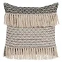 Coussin Coton Noir Beige 45 x 45 cm de BigBuy Home, Coussins - Réf : S8804340, Prix : 20,04 €, Remise : %