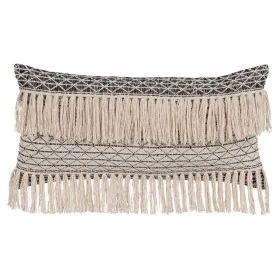 Cushion Cotton Black Beige 30 x 60 cm by BigBuy Home, Cushions - Ref: S8804341, Price: 17,62 €, Discount: %