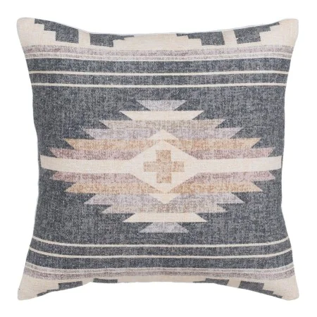 Coussin Coton Beige Gris 45 x 45 cm de BigBuy Home, Coussins - Réf : S8804346, Prix : 19,24 €, Remise : %