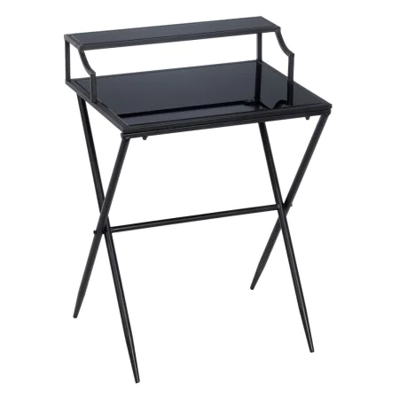 Mesa de Cabeceira Preto Cristal Ferro 45 x 35 x 65 cm de BigBuy Home, Mesinhas de cabeceira - Ref: S8804358, Preço: 106,58 €,...