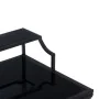 Table de Nuit Noir Verre Fer 45 x 35 x 65 cm de BigBuy Home, Tables de chevet - Réf : S8804358, Prix : 106,58 €, Remise : %