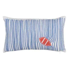 Cushion Polyester Blue White Red 50 x 30 cm by BigBuy Home, Cushions - Ref: S8804363, Price: 19,13 €, Discount: %