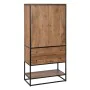 Armoire LENNOX Noir Naturel 90 x 45 x 190 cm de BigBuy Home, Buffets, crédences et vaisseliers - Réf : S8804369, Prix : 799,4...