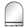 Miroir mural Noir Verre Fer 60 x 17 x 80,5 cm de BigBuy Home, Miroirs muraux - Réf : S8804370, Prix : 139,51 €, Remise : %