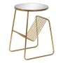 Mesa de Apoio Pequena Dourado Ferro Espelho 48,5 x 43,5 x 66 cm de BigBuy Home, Jogos de móveis - Ref: S8804372, Preço: 120,7...