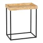 Jeu de 3 tables Noir Naturel Fer Bois MDF 57,5 x 37,5 x 67,5 cm (3 Unités) de BigBuy Home, Tables - Réf : S8804375, Prix : 18...