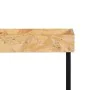 Jeu de 3 tables Noir Naturel Fer Bois MDF 57,5 x 37,5 x 67,5 cm (3 Unités) de BigBuy Home, Tables - Réf : S8804375, Prix : 18...