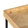 Jeu de 3 tables Noir Naturel Fer Bois MDF 57,5 x 37,5 x 67,5 cm (3 Unités) de BigBuy Home, Tables - Réf : S8804375, Prix : 18...