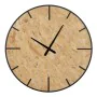 Horloge Murale Noir Naturel PVC Fer Bois MDF 80 x 4,5 x 80 cm de BigBuy Home, Pendules murales - Réf : S8804376, Prix : 100,9...