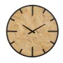 Wall Clock Black Natural PVC Iron MDF Wood 60 x 4,5 x 60 cm by BigBuy Home, Wall Clocks - Ref: S8804377, Price: 71,50 €, Disc...