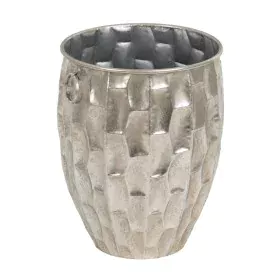 Planter Silver Iron 39 x 39 x 51 cm by BigBuy Garden, Cachepots - Ref: S8804387, Price: 60,98 €, Discount: %