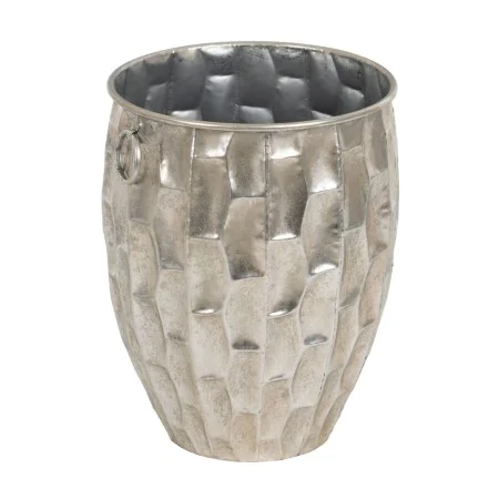 Cache-pot Argenté Fer 39 x 39 x 51 cm de BigBuy Garden, Cache-pots - Réf : S8804387, Prix : 62,93 €, Remise : %