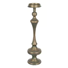 Bougeoir Doré Fer 14 x 14 x 59 cm de BigBuy Home, Bougeoirs et chandeliers - Réf : S8804389, Prix : 31,63 €, Remise : %