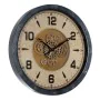 Orologio da Parete Nero Dorato Cristallo Ferro 72 x 9 x 72 cm (3 Unità) di BigBuy Home, Orologi da parete - Rif: S8804397, Pr...