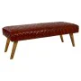 Bench Alexandra House Living Leather Mango wood 53 x 38 x 115 cm by Alexandra House Living, Chairs - Ref: D1631193, Price: 30...