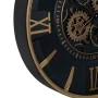 Reloj de Pared Negro Dorado Cristal Hierro 59 x 8,5 x 59 cm (3 Unidades) de BigBuy Home, Relojes de pared - Ref: S8804410, Pr...