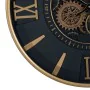 Orologio da Parete Nero Dorato Cristallo Ferro 59 x 8,5 x 59 cm (3 Unità) di BigBuy Home, Orologi da parete - Rif: S8804410, ...