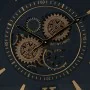 Orologio da Parete Nero Dorato Cristallo Ferro 59 x 8,5 x 59 cm (3 Unità) di BigBuy Home, Orologi da parete - Rif: S8804410, ...