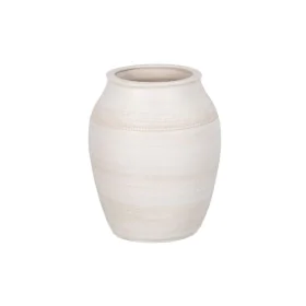 Planter Cream Ceramic 25 x 25 x 30 cm by BigBuy Garden, Cachepots - Ref: S8804418, Price: 34,94 €, Discount: %