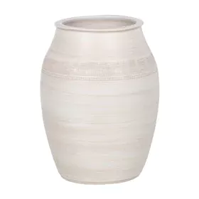 Macetero Crema Cerámica 30 x 30 x 40 cm de BigBuy Garden, Maceteros - Ref: S8804420, Precio: 67,06 €, Descuento: %