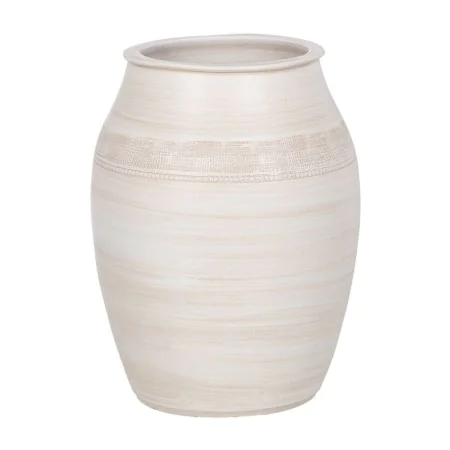 Planter Cream Ceramic 30 x 30 x 40 cm by BigBuy Garden, Cachepots - Ref: S8804420, Price: 67,06 €, Discount: %