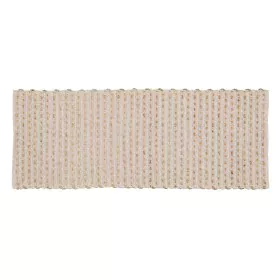 Tapete Branco Natural 70 % algodão 30 % Juta 170 x 70 cm de BigBuy Home, Tapetes - Ref: S8804431, Preço: 37,67 €, Desconto: %