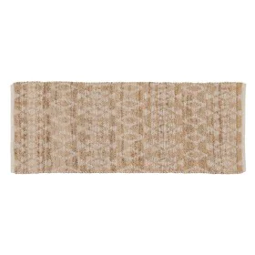 Tappeto Bianco Naturale 60 % Cotone Juta 170 x 70 cm di BigBuy Home, Tappeti - Rif: S8804437, Prezzo: 37,67 €, Sconto: %