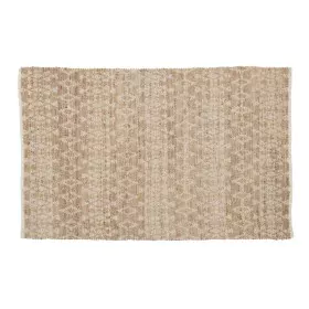 Teppich Weiß natürlich 60 % Baumwolle Jute 160 x 230 cm von BigBuy Home, Teppiche - Ref: S8804438, Preis: 138,15 €, Rabatt: %