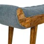 Bench Alexandra House Living Canvas Mango wood 51 x 38 x 125 cm by Alexandra House Living, Benches - Ref: D1631196, Price: 32...