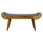 Bench Alexandra House Living Canvas Mango wood 51 x 38 x 125 cm by Alexandra House Living, Benches - Ref: D1631196, Price: 32...