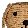 Basket Dog Black Beige Natural Fibre 27 x 27 x 19 cm by BigBuy Home, Storage baskets - Ref: S8804495, Price: 27,39 €, Discoun...