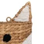 Cesto Volpe Bianco Nero Beige Fibra naturale 30 x 11 x 33 cm di BigBuy Home, Cesti portaoggetti - Rif: S8804496, Prezzo: 21,8...