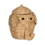 Cesto Elefante Nero Beige Fibra naturale 38 x 38 x 42 cm di BigBuy Home, Cesti portaoggetti - Rif: S8804498, Prezzo: 64,54 €,...