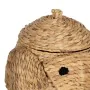 Basket Elephant Black Beige Natural Fibre 38 x 38 x 42 cm by BigBuy Home, Storage baskets - Ref: S8804498, Price: 66,60 €, Di...