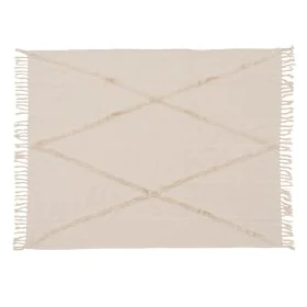 Couverture Beige 125 x 150 cm de BigBuy Home, Couvertures et couvre-lits - Réf : S8804520, Prix : 16,02 €, Remise : %