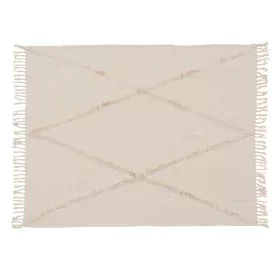 Manta Beige 125 x 150 cm de BigBuy Home, Mantas y colchas - Ref: S8804520, Precio: 16,02 €, Descuento: %