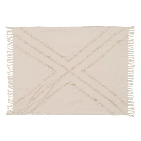 Manta Beige 125 x 150 cm de BigBuy Home, Mantas y colchas - Ref: S8804521, Precio: 16,02 €, Descuento: %